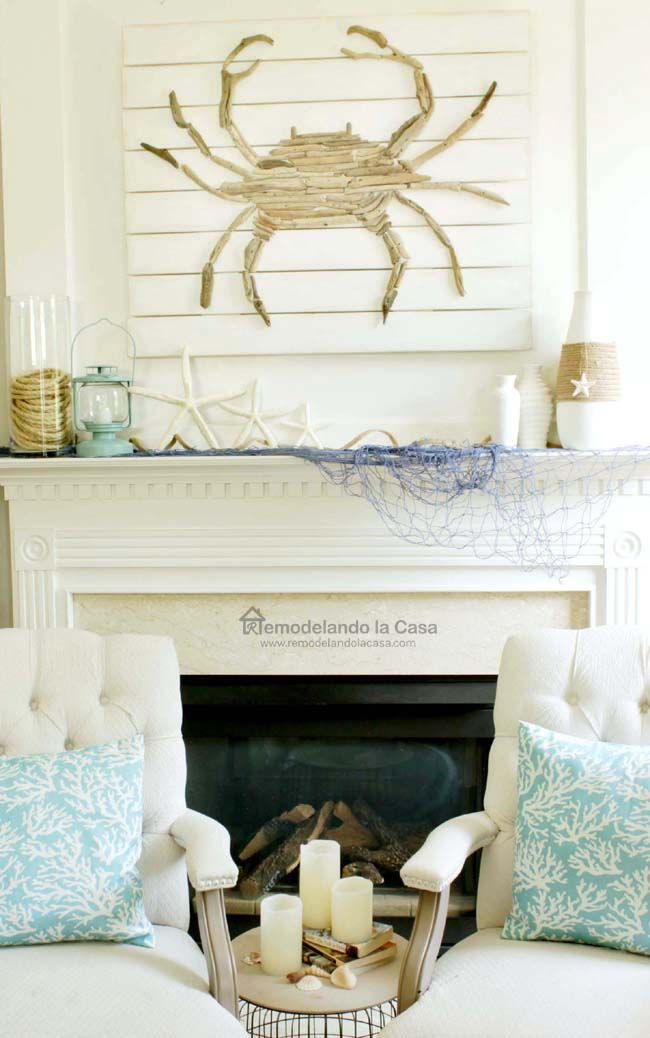 Beach-themed summer decor for any room