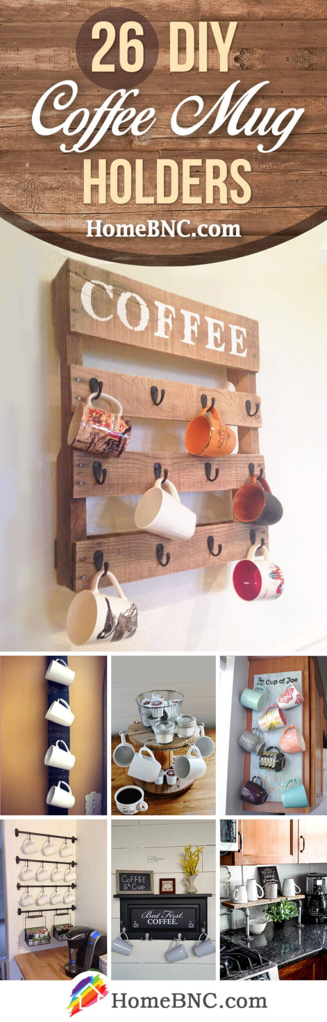 26 Best DIY Coffee Mug Holder Ideas And Projects For 2022