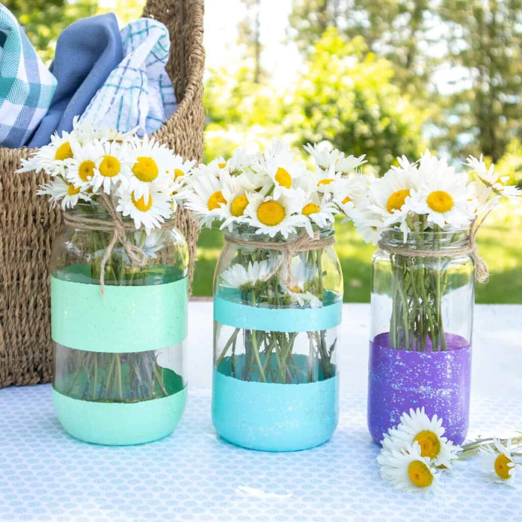 Cool And Creative Hand Painted Jar Vases Homebnc