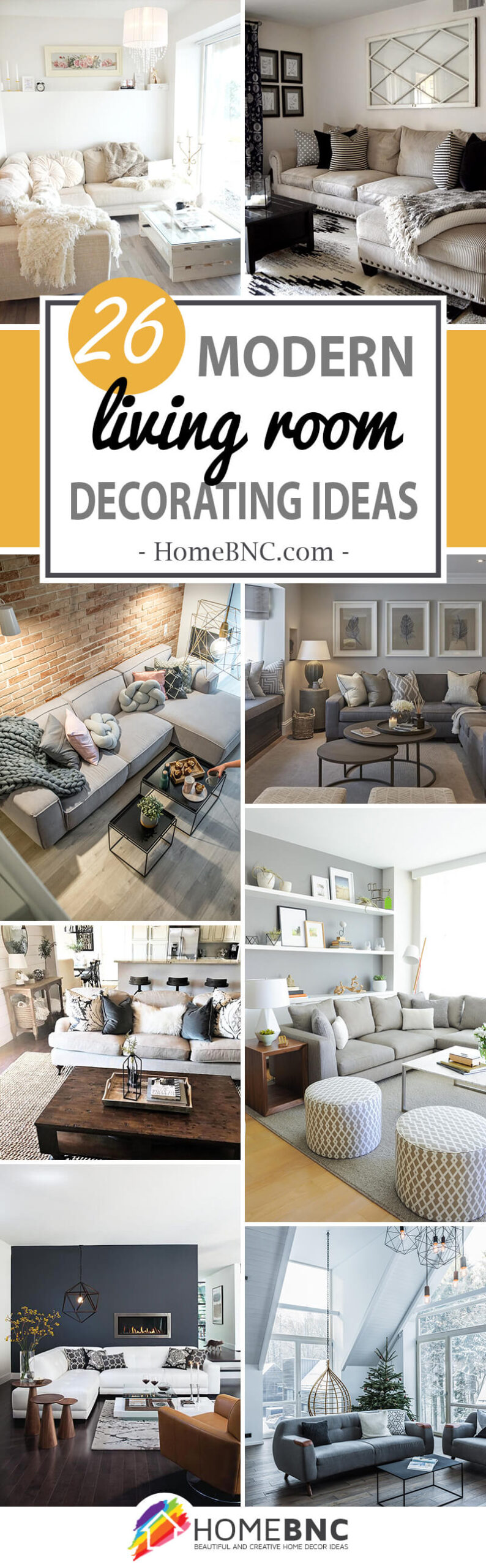 Modern Living Room Decorating Ideas — Homebnc