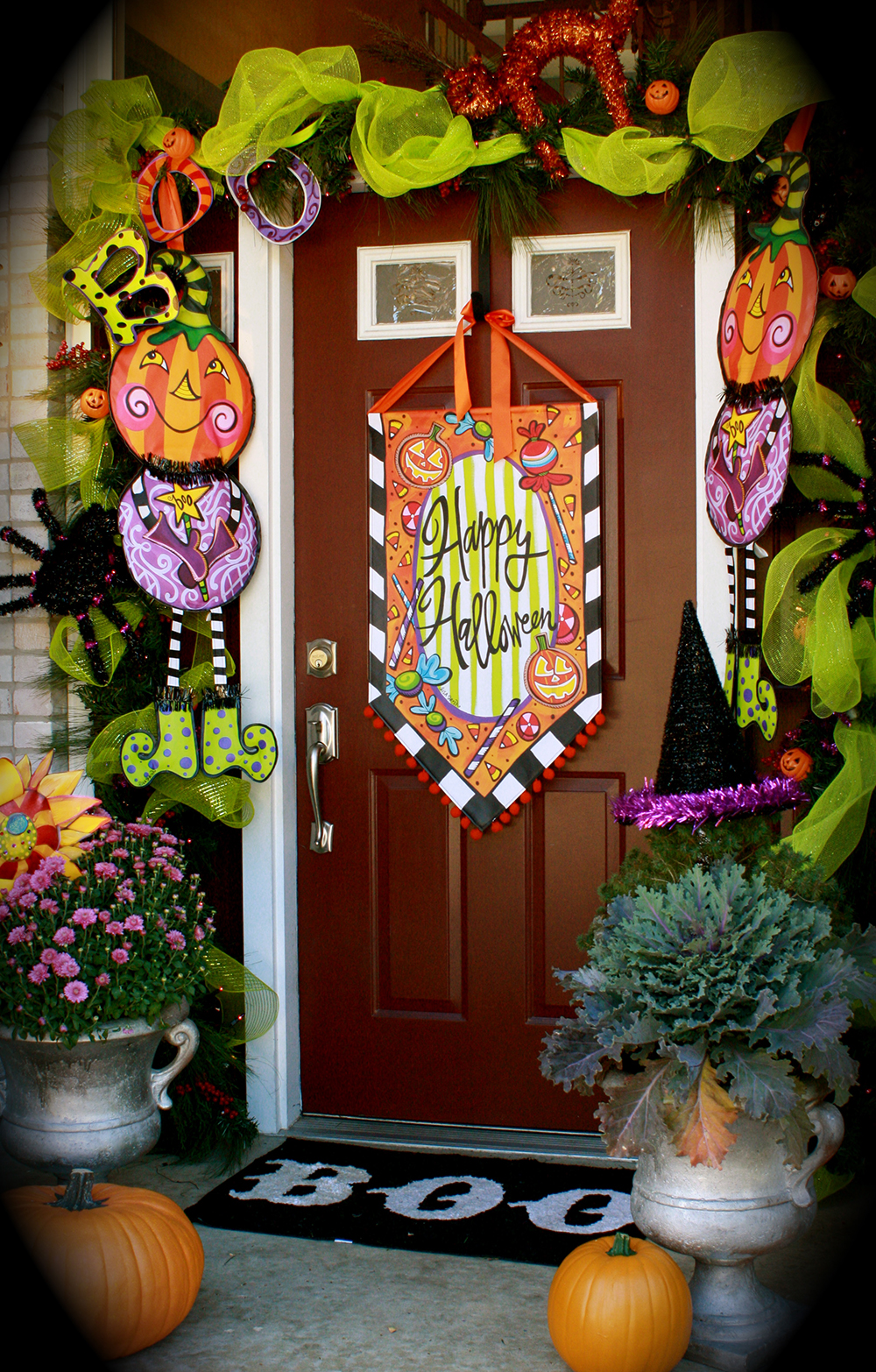 View Halloween Door Decorations Haunted House Pics