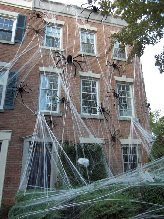 Giant Spiders Halloween Decor