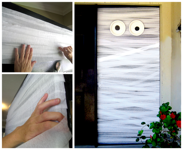 Diy Halloween Mummy Door Decoration Homebnc