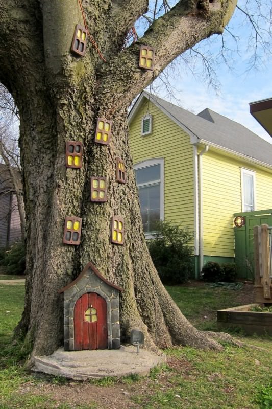 Elf House Halloween Decoration for Outdoors