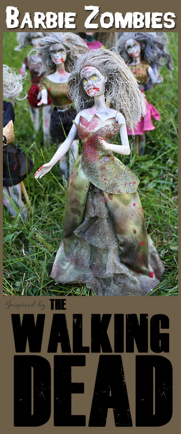 Walking Dead Barbie Zombies for Halloween