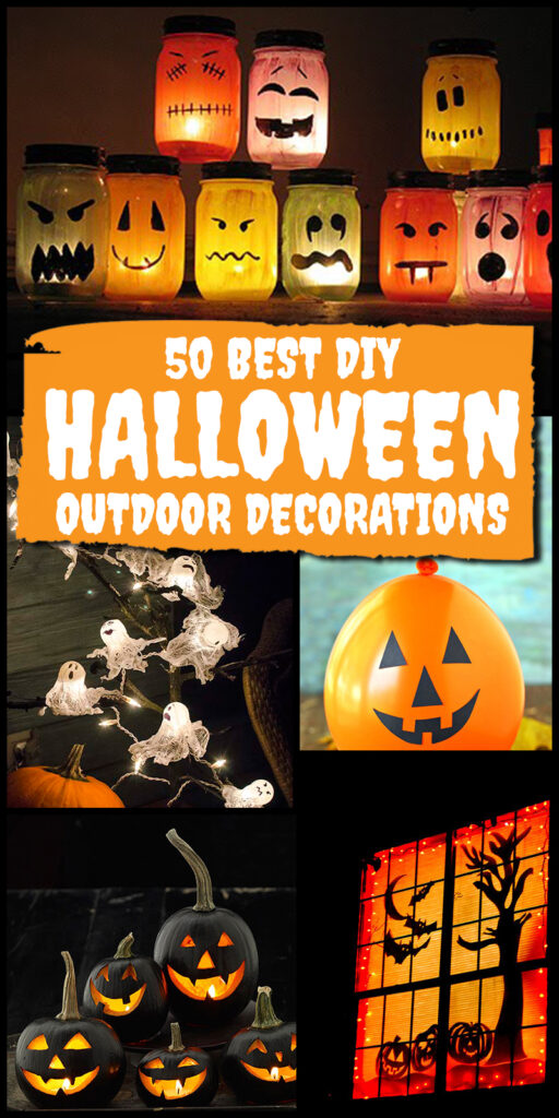 50 best diy outdoor halloween decorations — Homebnc