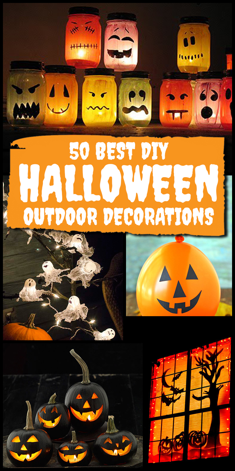 50 best diy outdoor halloween decorations — Homebnc