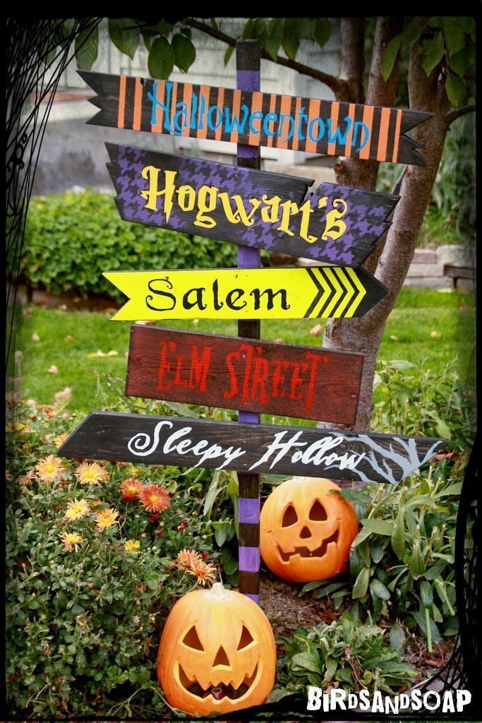 50 Best DIY Halloween Outdoor Decorations for 2016