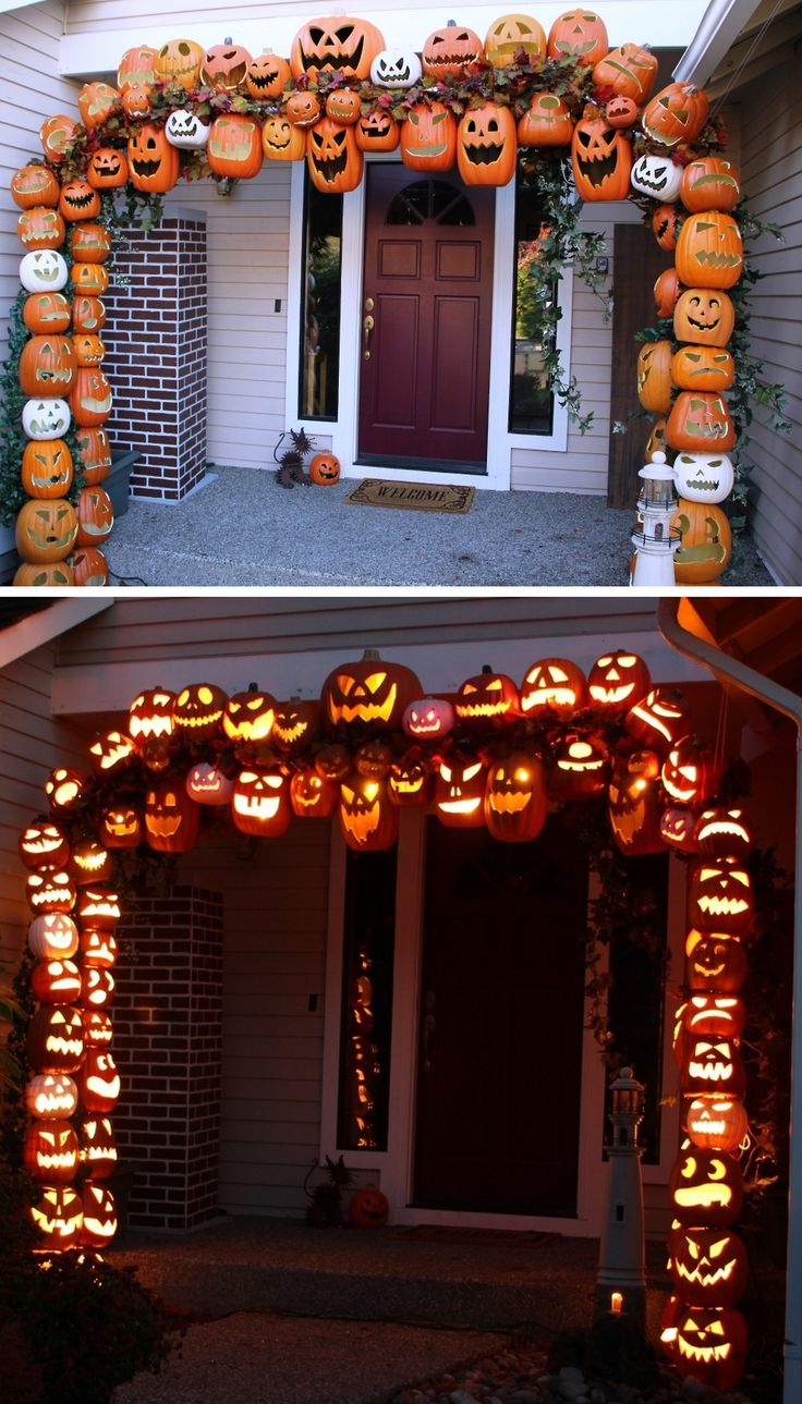 unique outdoor halloween decorations