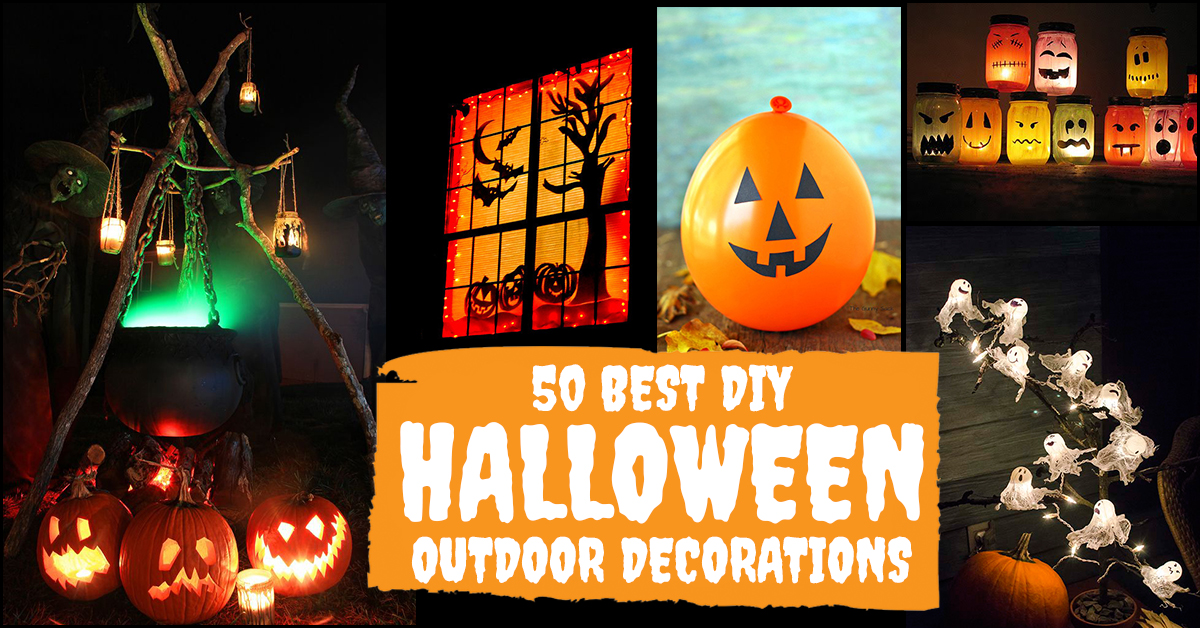 50 Best DIY Halloween Outdoor Decorations for 2016