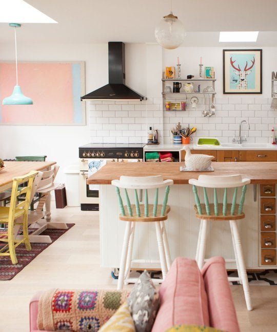 Personalize with Found Items Kitchen Design Idea