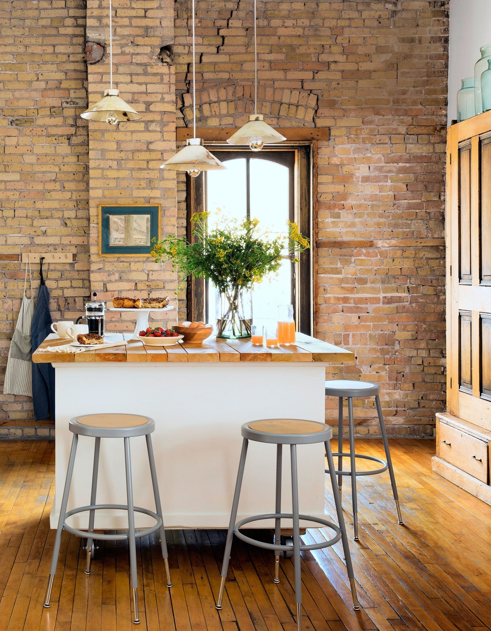 Casting New Light Kitchen Island