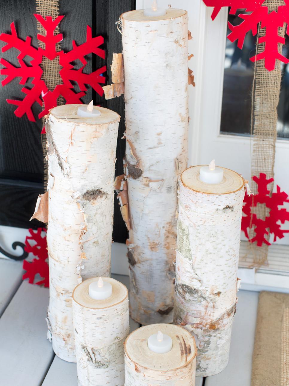 Yuletide Votive Logs