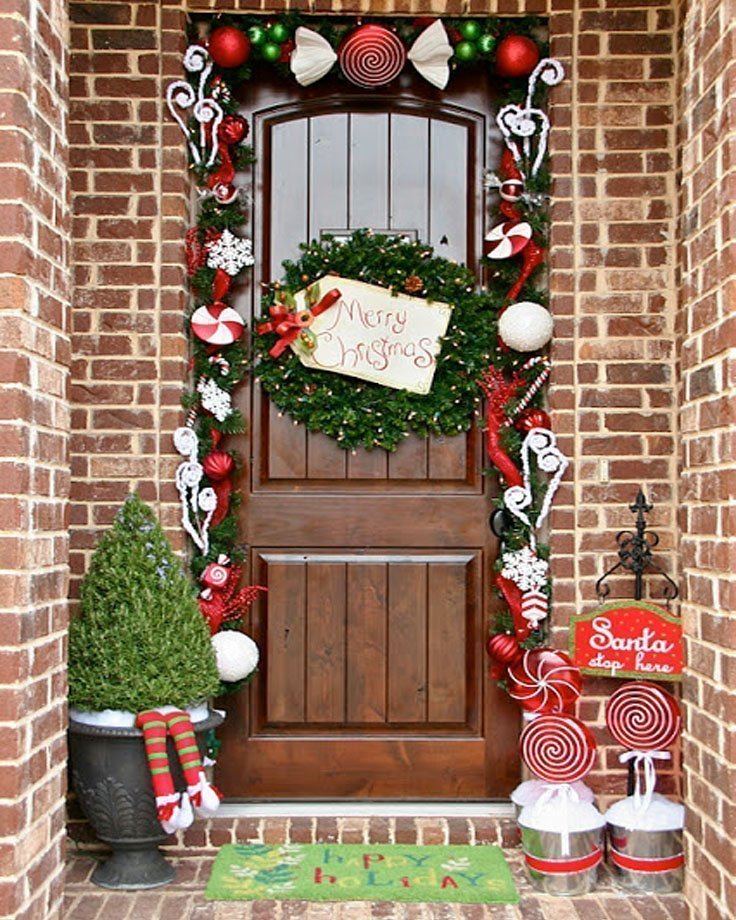 Christmas Decorations For Outside Front Door 2023 Latest Top Most ...