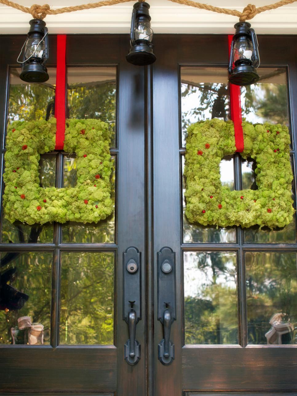 Deck The Doors NOT The Halls Outdoor Christmas Decoration Idea