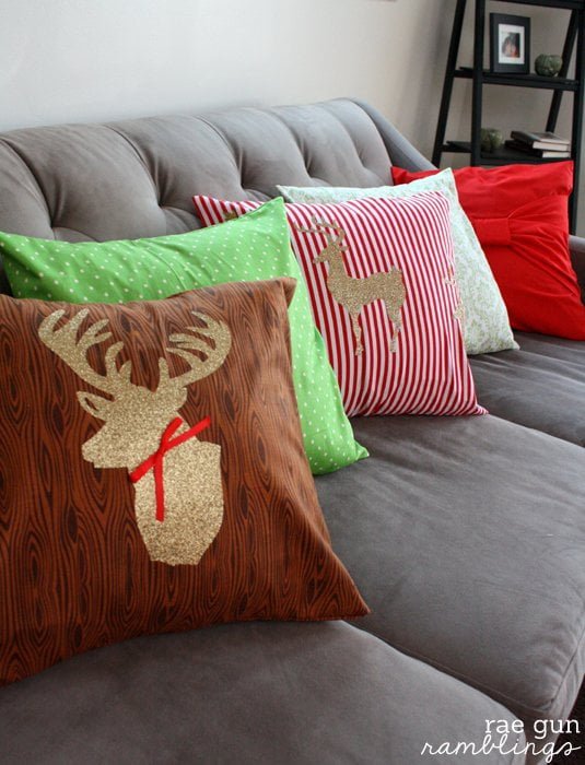 Christmas Deer Pillows