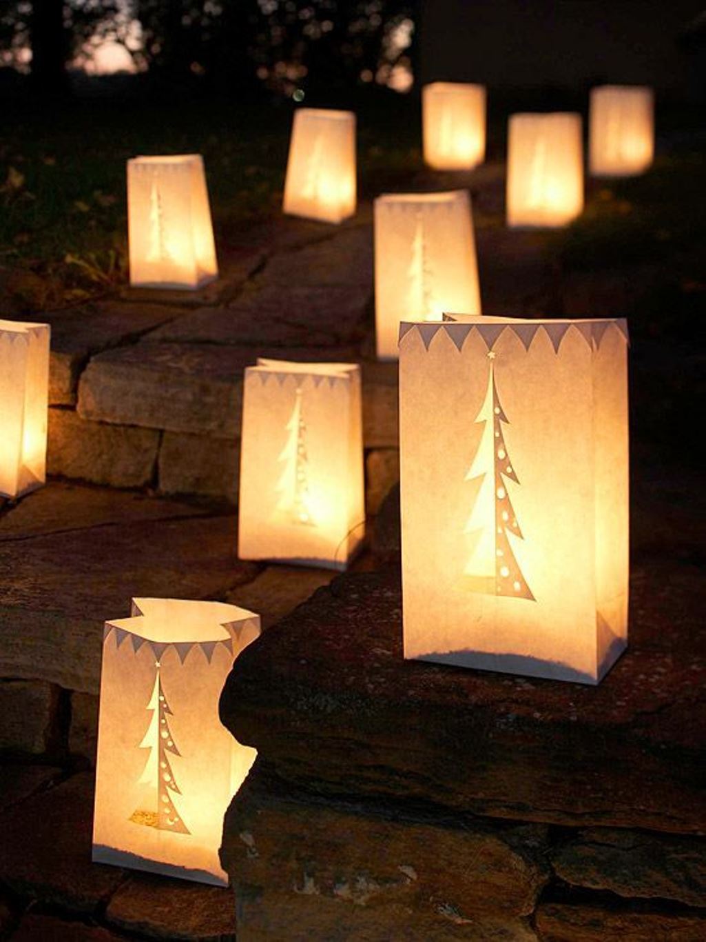 Multiple Snowflake Paper Luminaries / Luminary Lantern Bags Path Lighting  (10 PACK) on Sale now at PaperLanternStore.com - PaperLanternStore.com - Paper  Lanterns, Decor, Party Lights & More