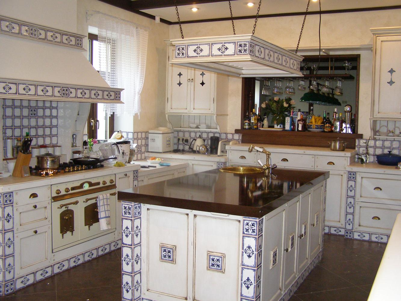 french country kitchen island design