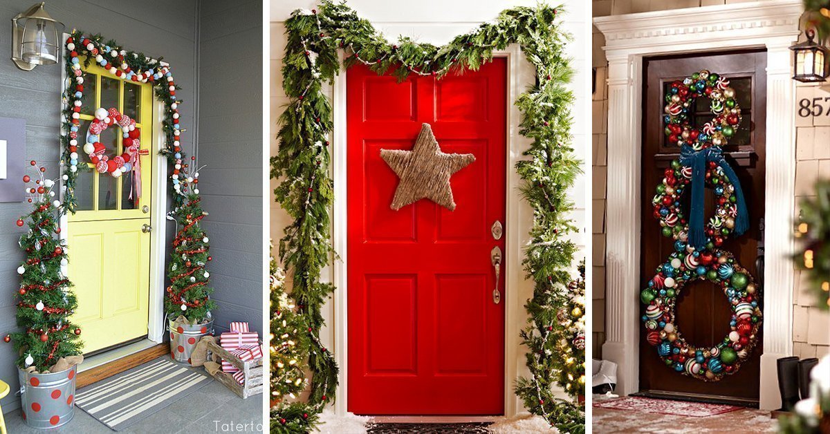 Featured image for “50 Best Christmas Door Decorations for 2024”