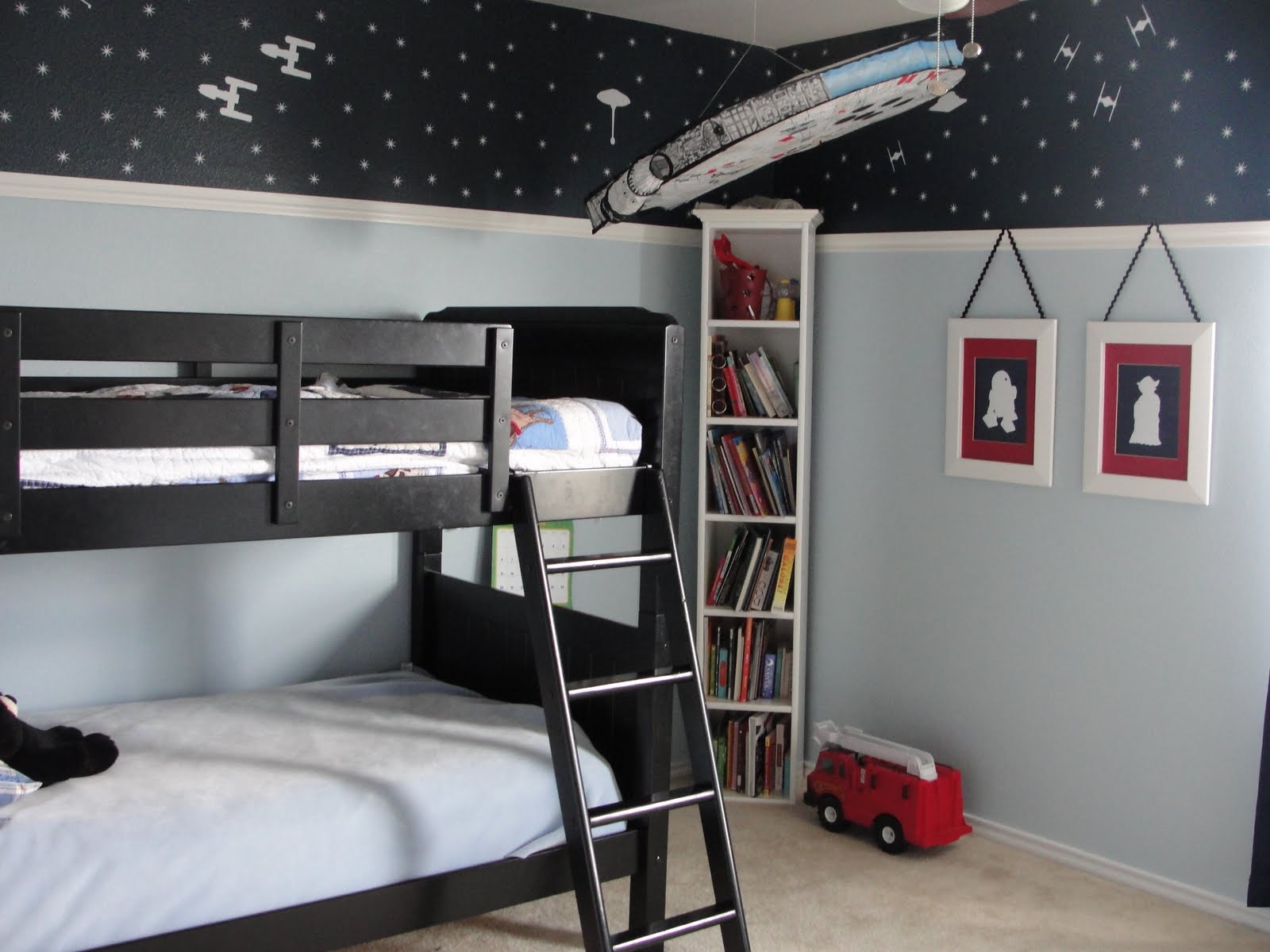 rooms to go star wars bed