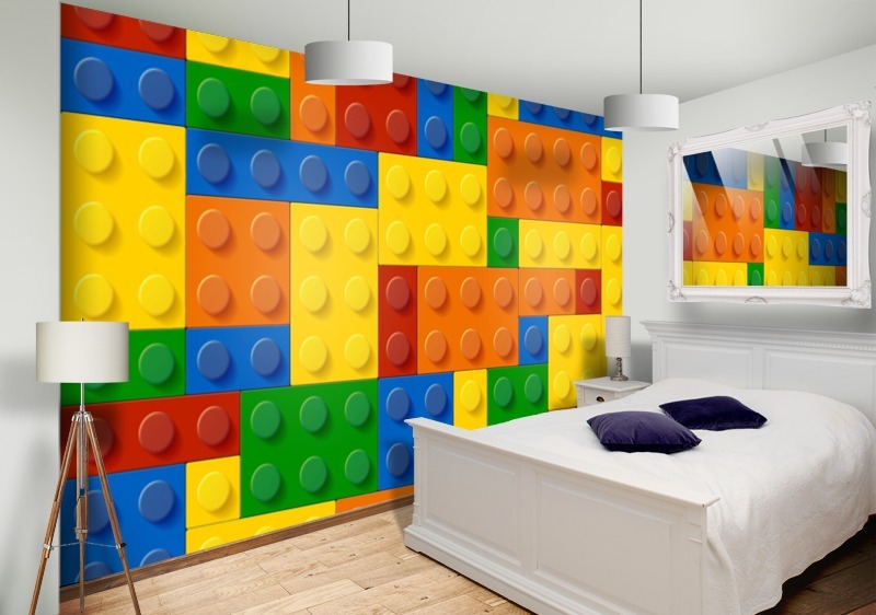 lego feature wall