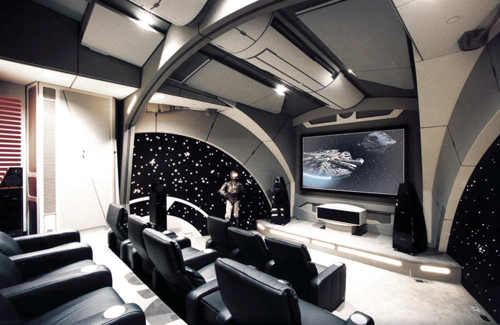 The Death Star of a Star Wars Theater Room