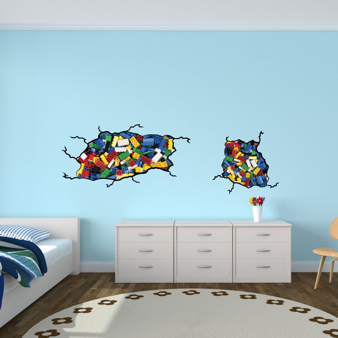 Lego city best sale wall stickers