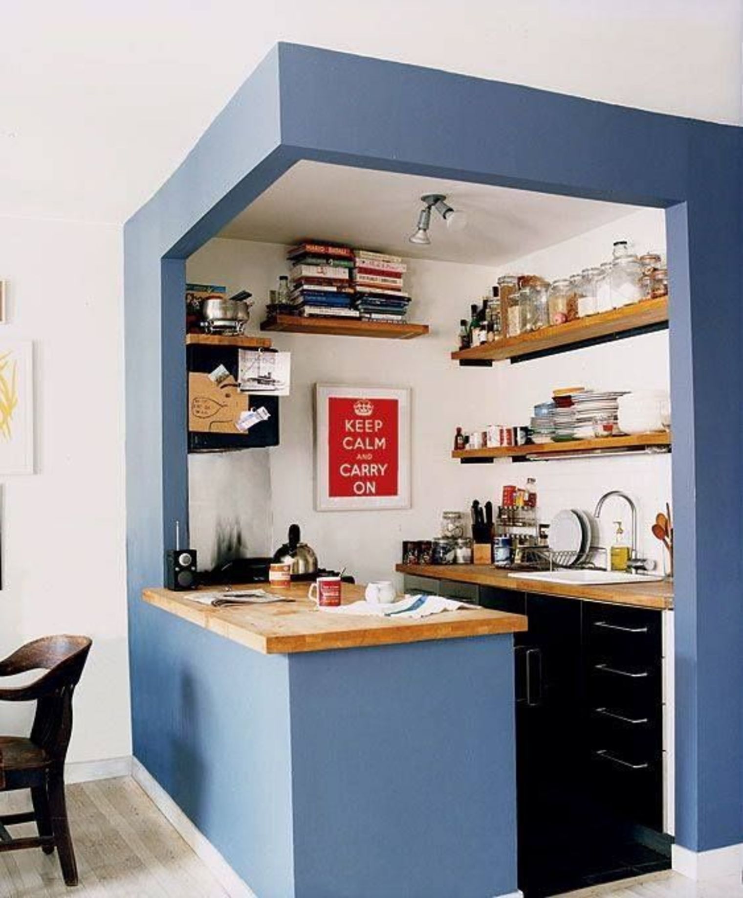 A Kitchen Nook Inspired By Cubism