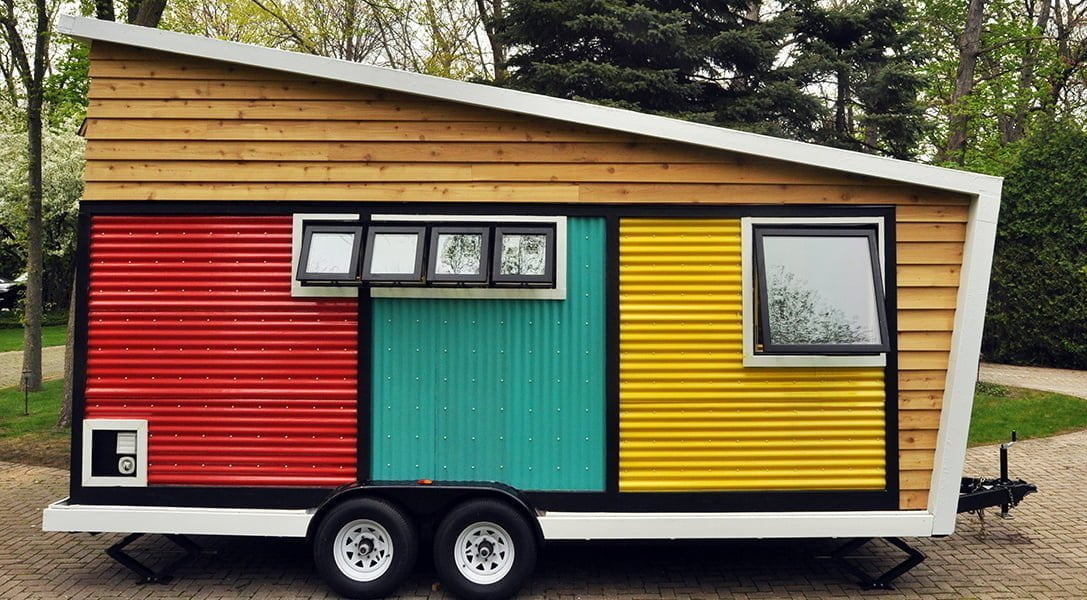 Colorful Trailer on the Go