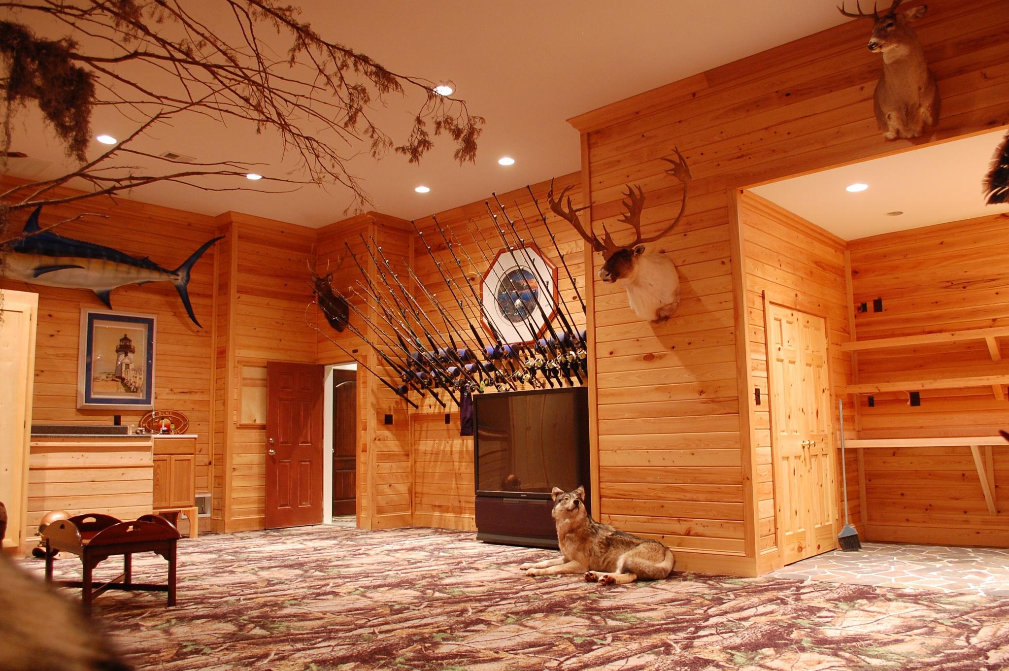 hunting man cave ideas