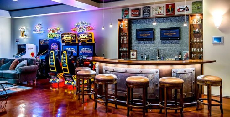 Featured image for 50 Man Cave Ideas that Turn the Basement into a Getaway Spot