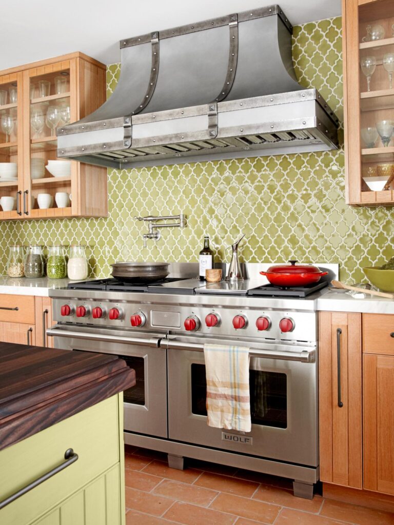02 Dreaming Of Green Kitchen Backsplash Design Homebnc 768x1024 