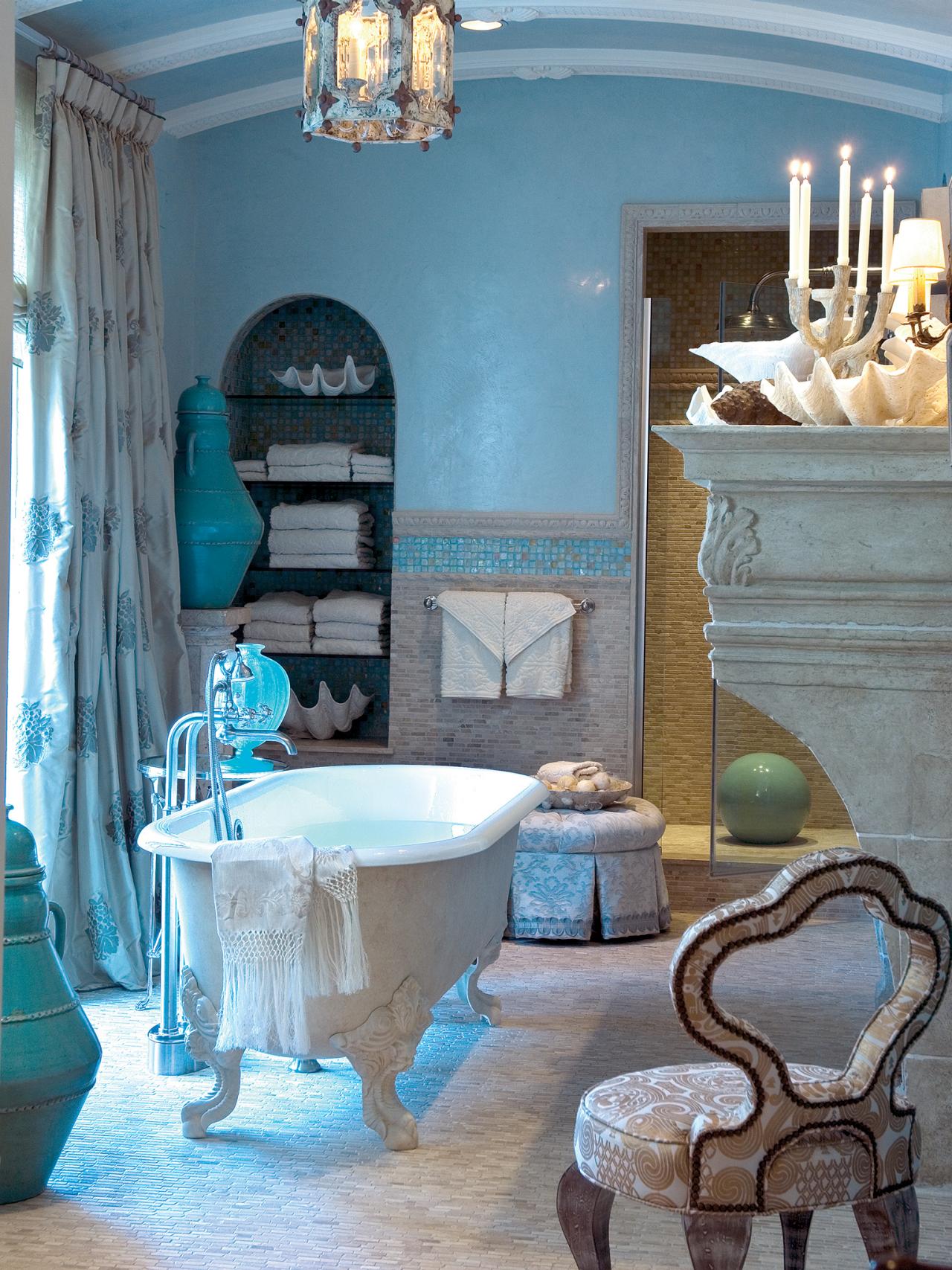 Blue Coastal Bathroom