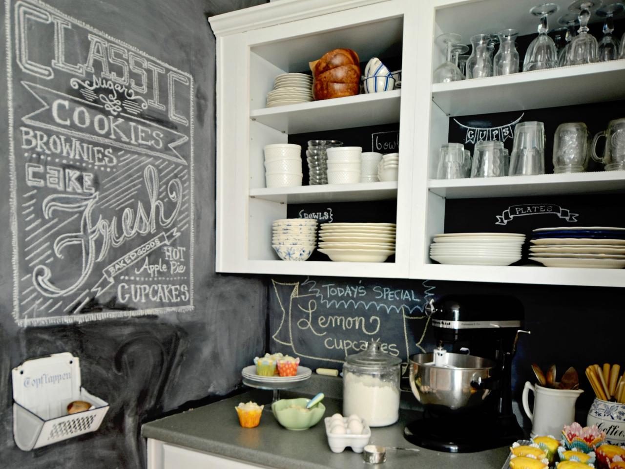 Chalkboard Backsplash