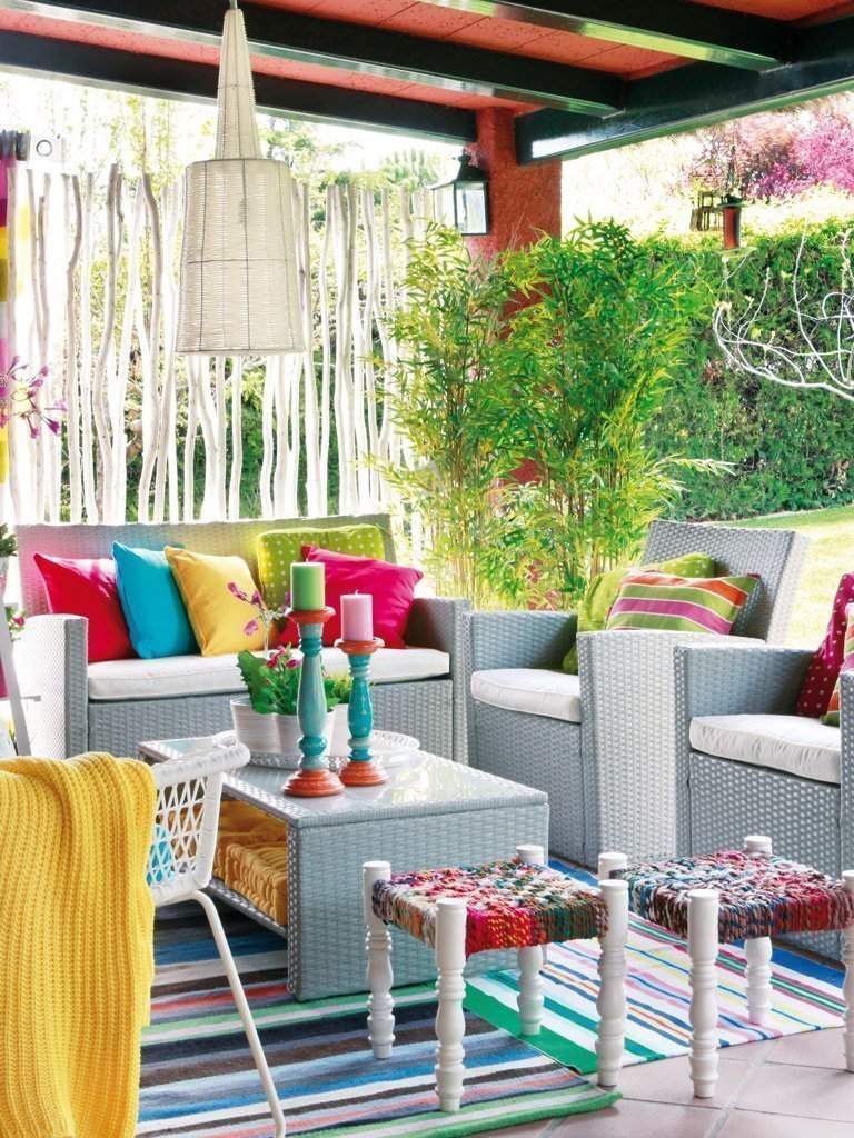 Fun And Funky Patio Design Idea