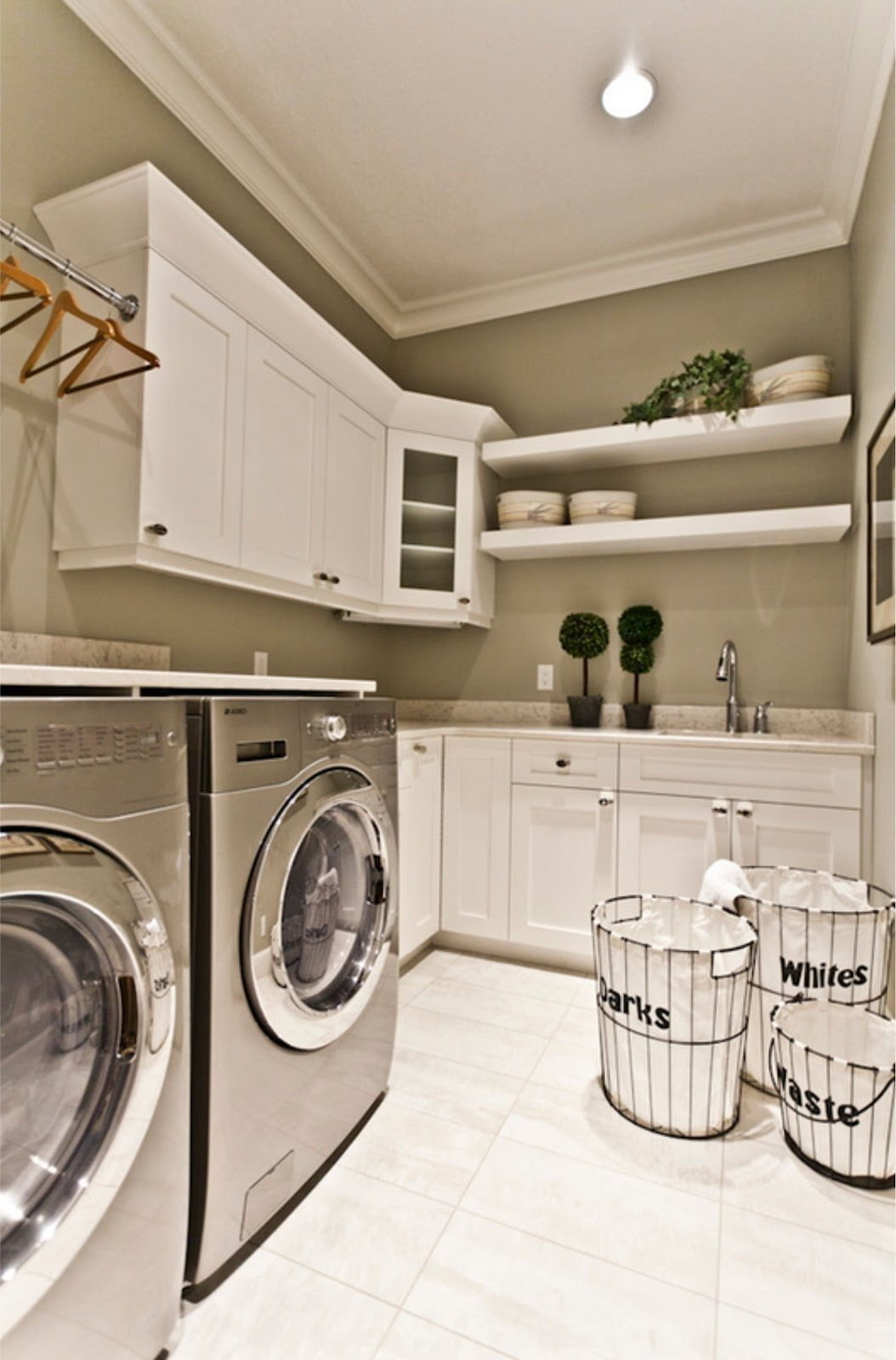 50 Best Laundry Room Design Ideas For 2021   27 Neutral With Flair Laundry Room Ideas Homebnc 