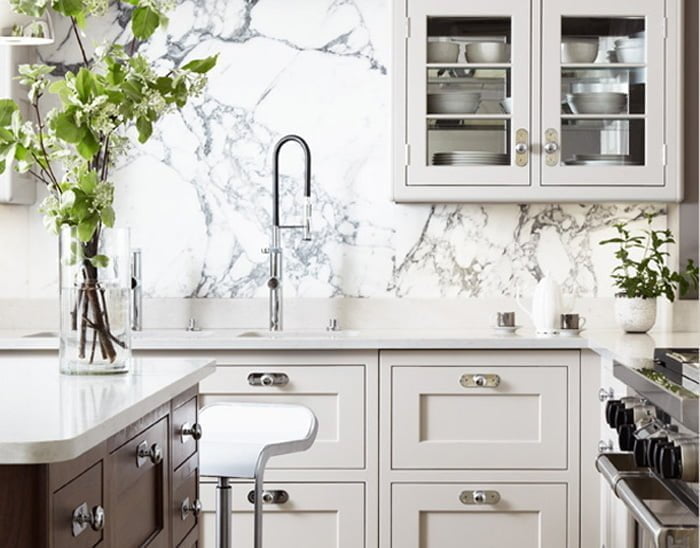 marble wallpaper kitchen backsplash