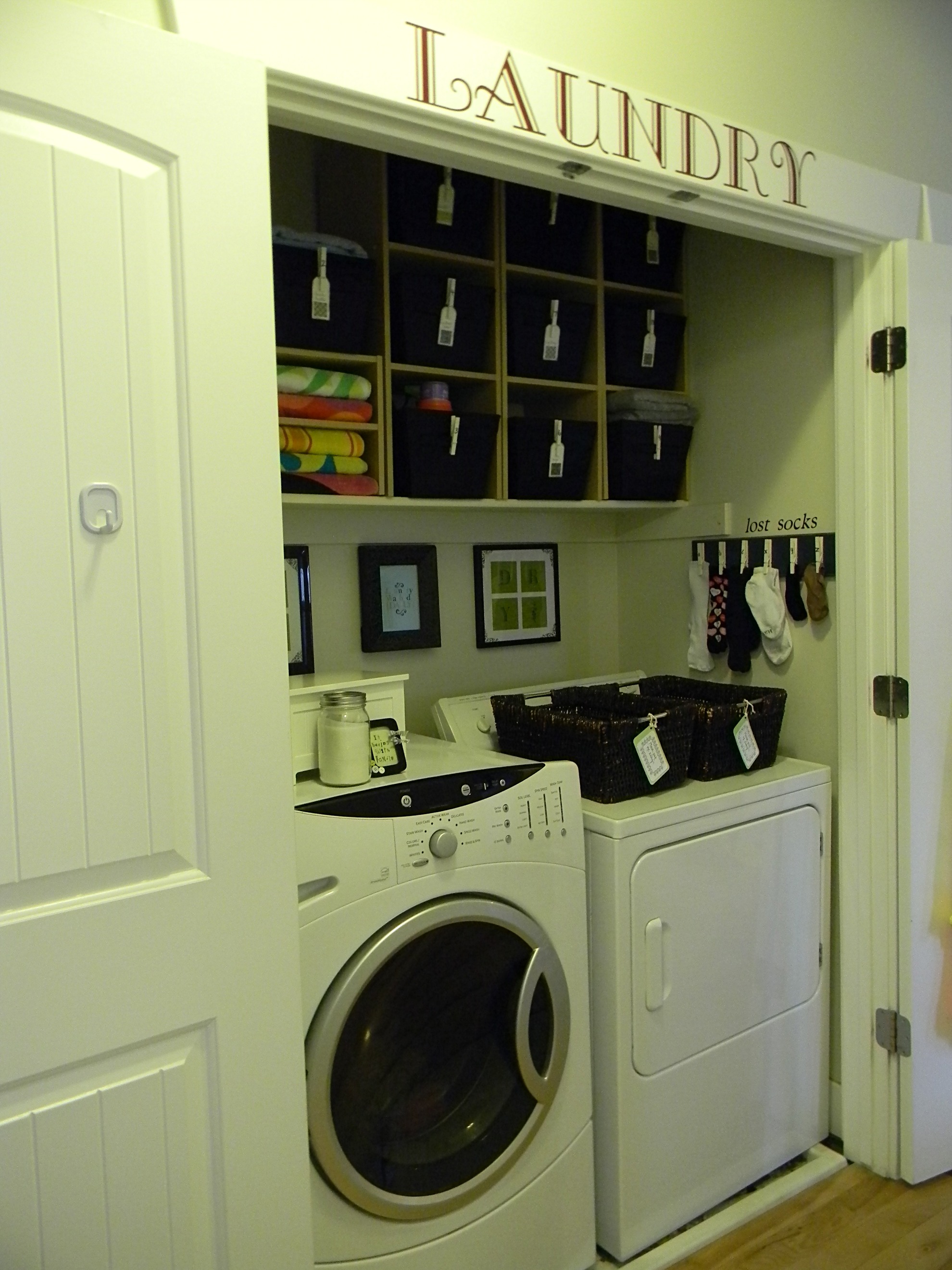 laundry room organization