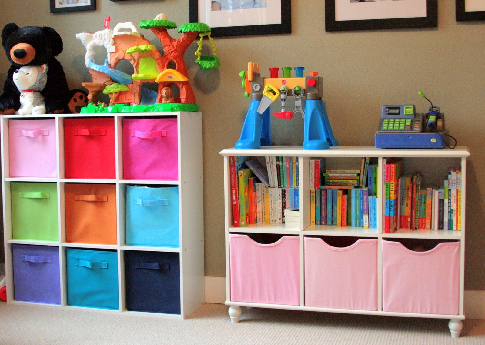 bedroom toy storage