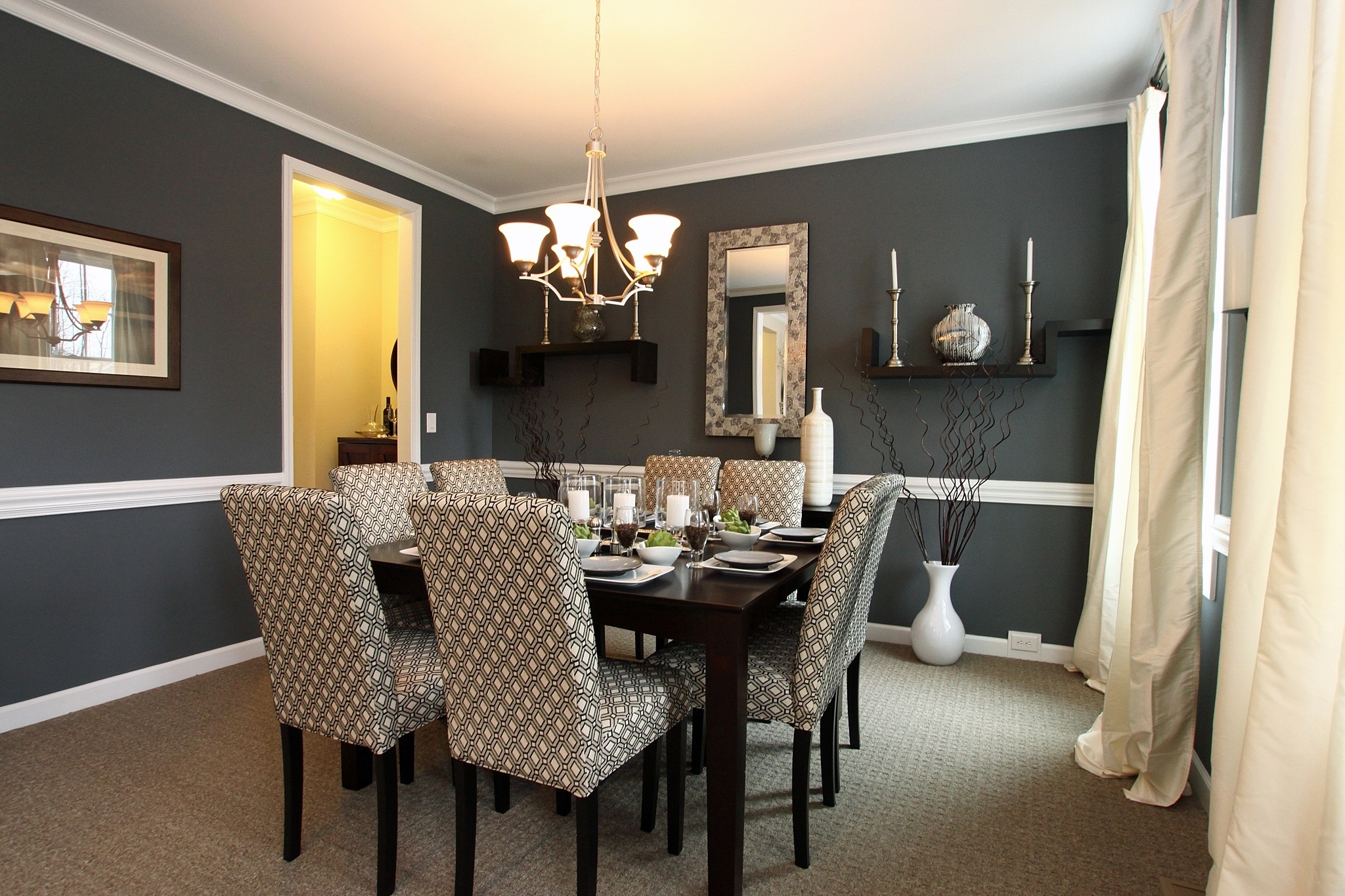 dining room ideas with television