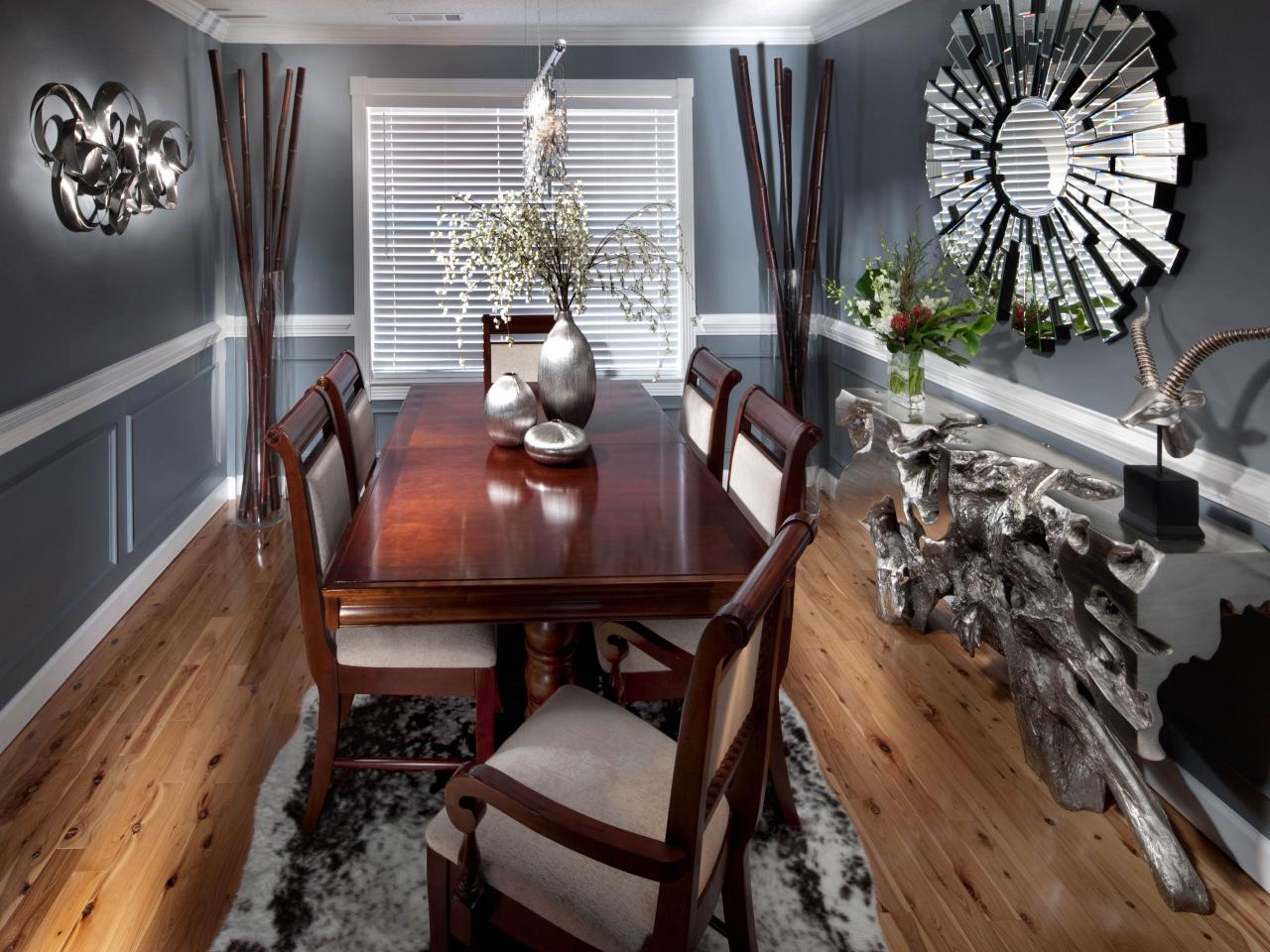 Silver Dining Room Set Decorating Ideas