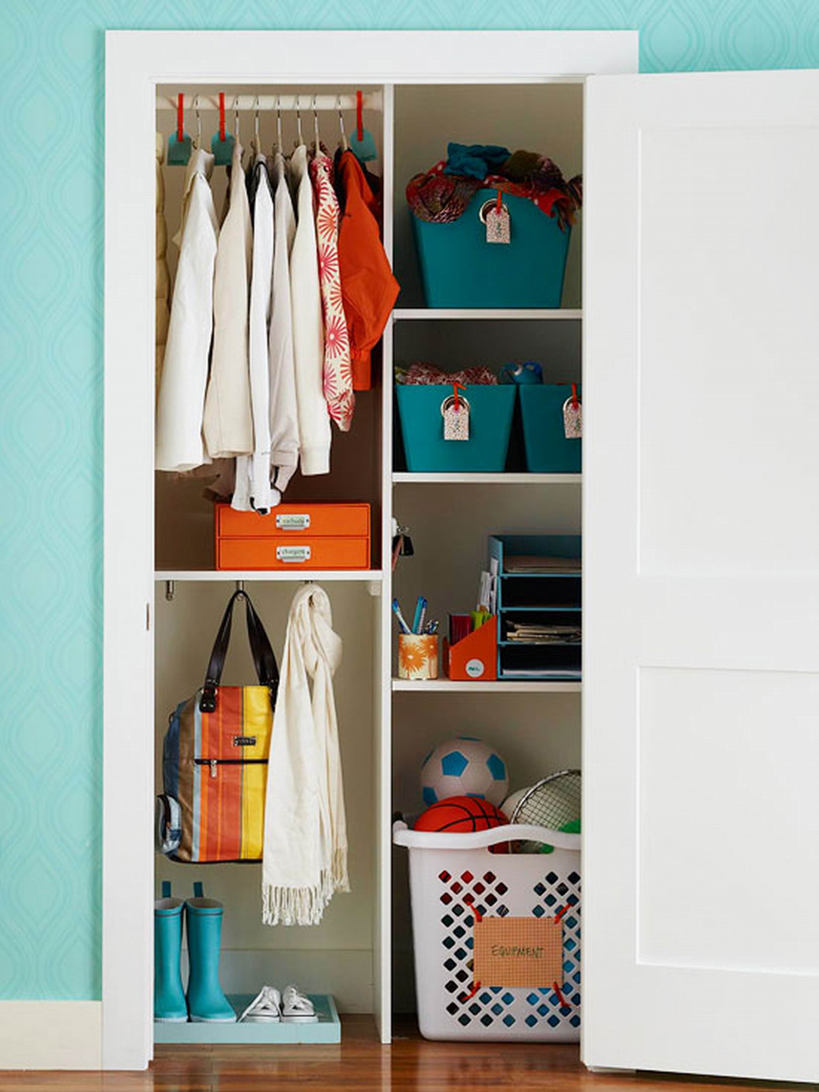 Entryway Closet Organization Image Of Bathroom And Closet