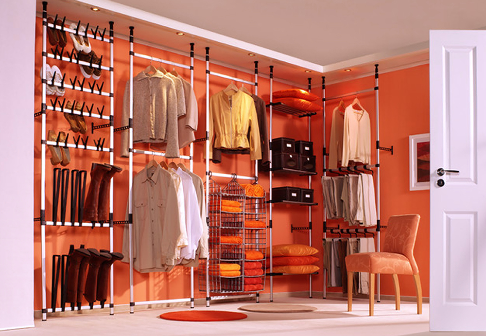 Perfectly Peachy Walk-in Closet