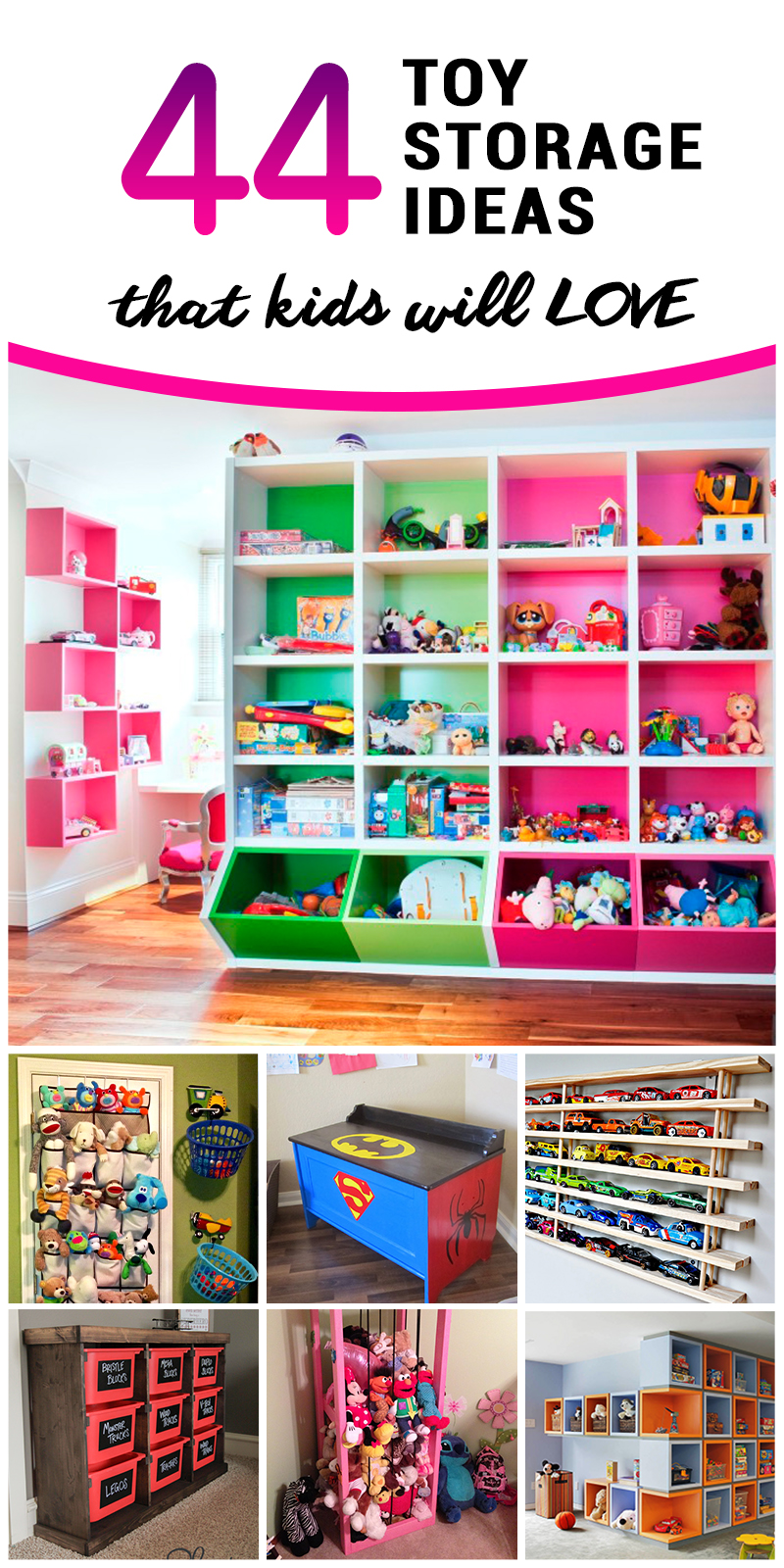 wall toy storage