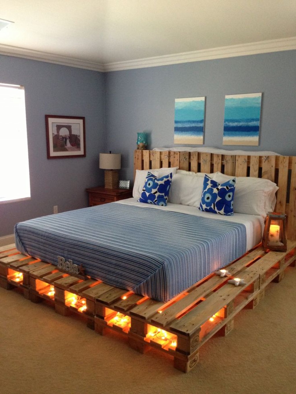 Japanese-Inspired Low Bed Frame Pallet Project