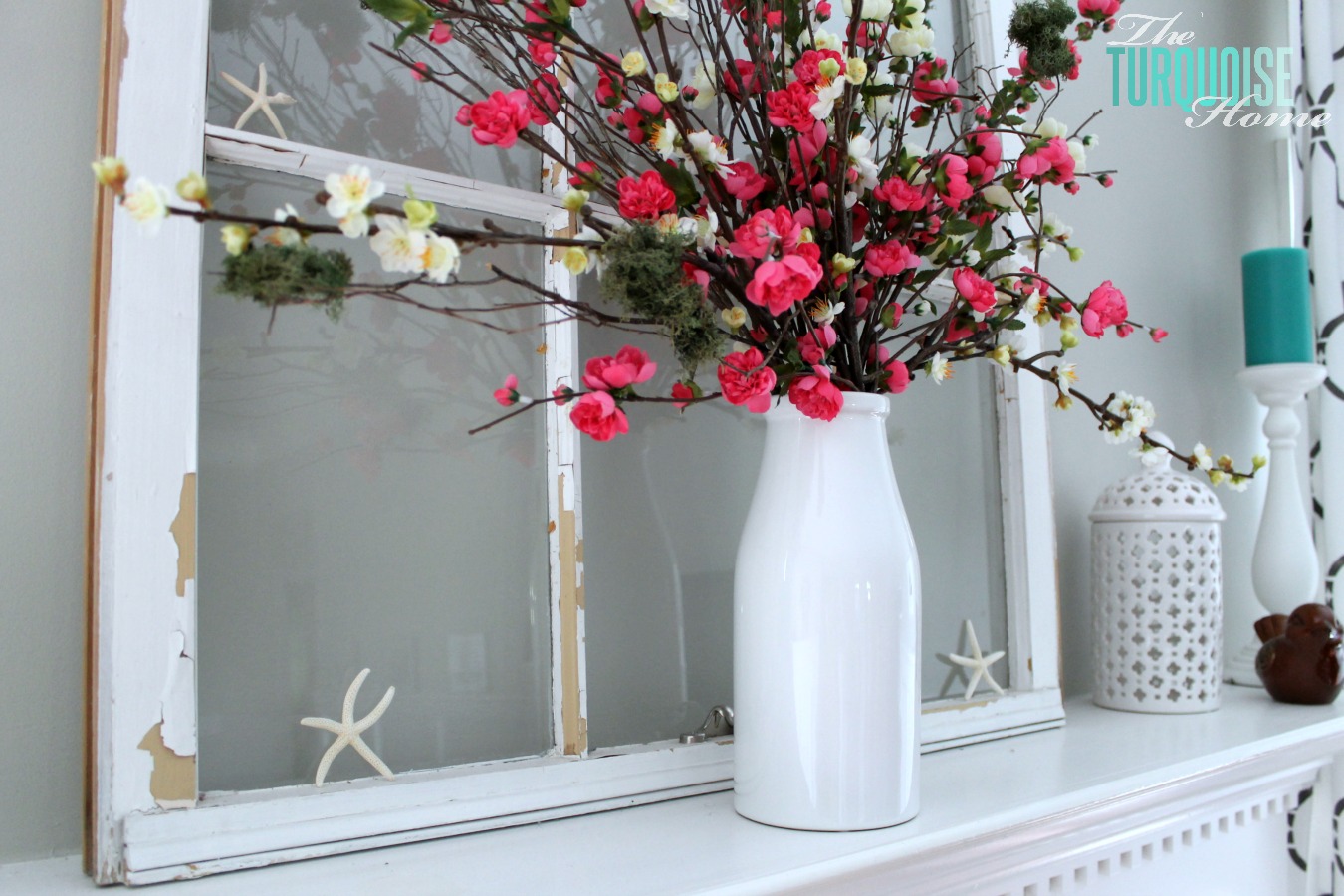 Colorful floral arrangements summer house ideas