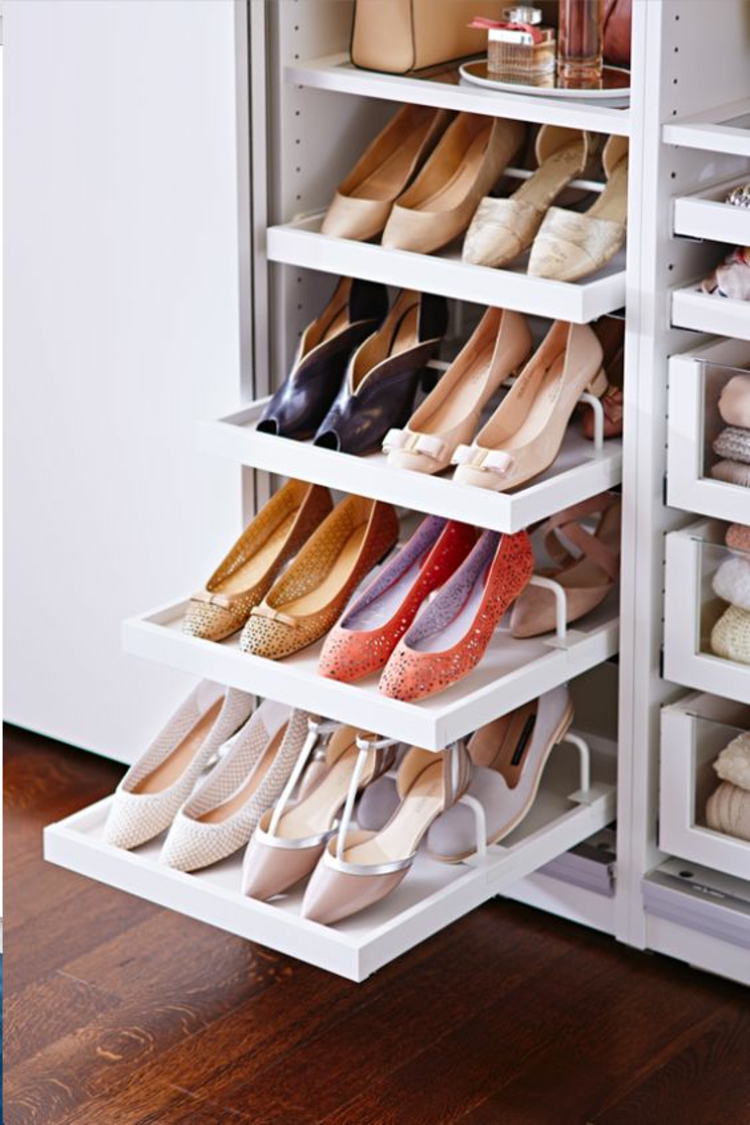 different types of shoe racks