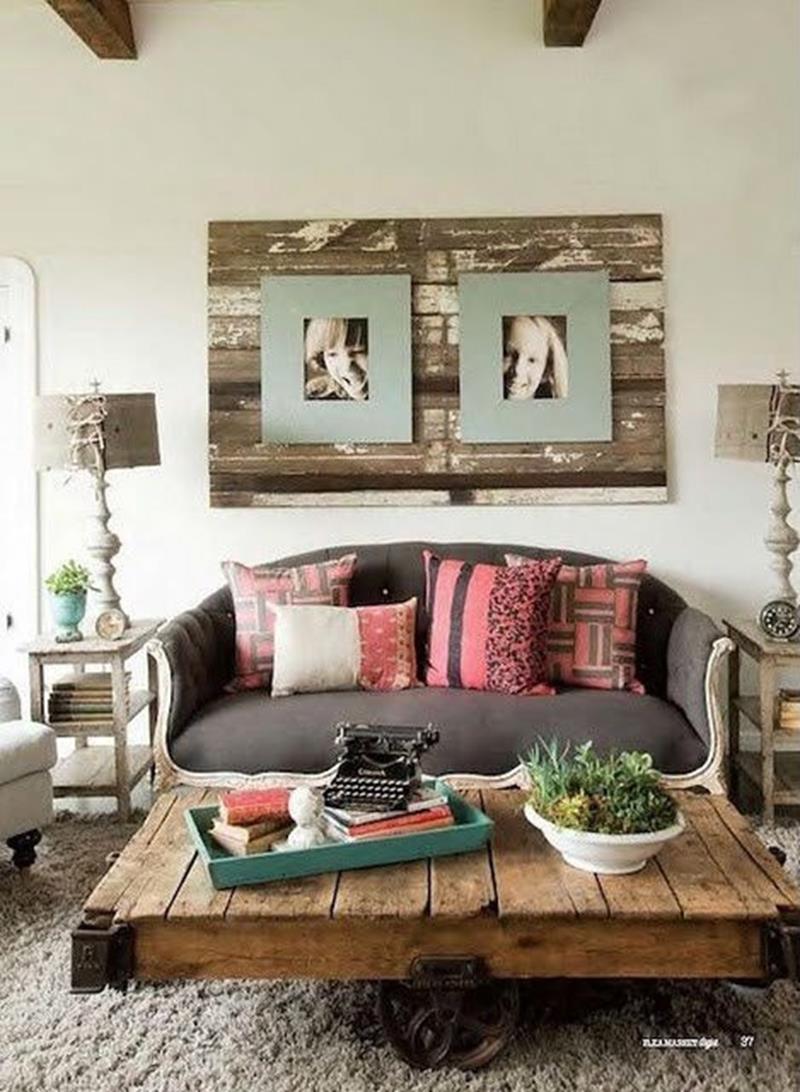 Shipwrecked Coffee Table and Backsplash