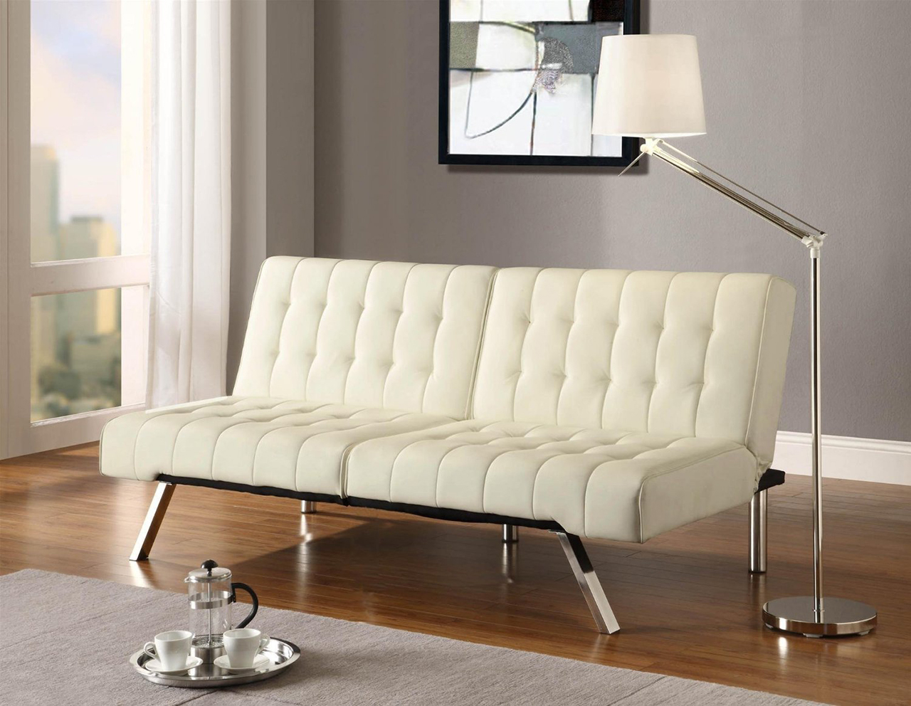 DHM Convertible Sofa in Vanilla