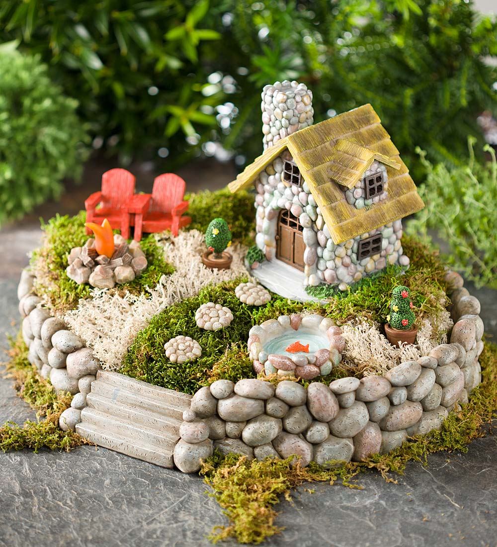 diy miniature garden house